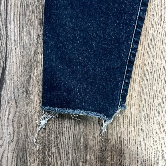 Express Jeans Blue Skinny High Rise Jeans Size 6 Stretch Denim - Picture 8 of 10